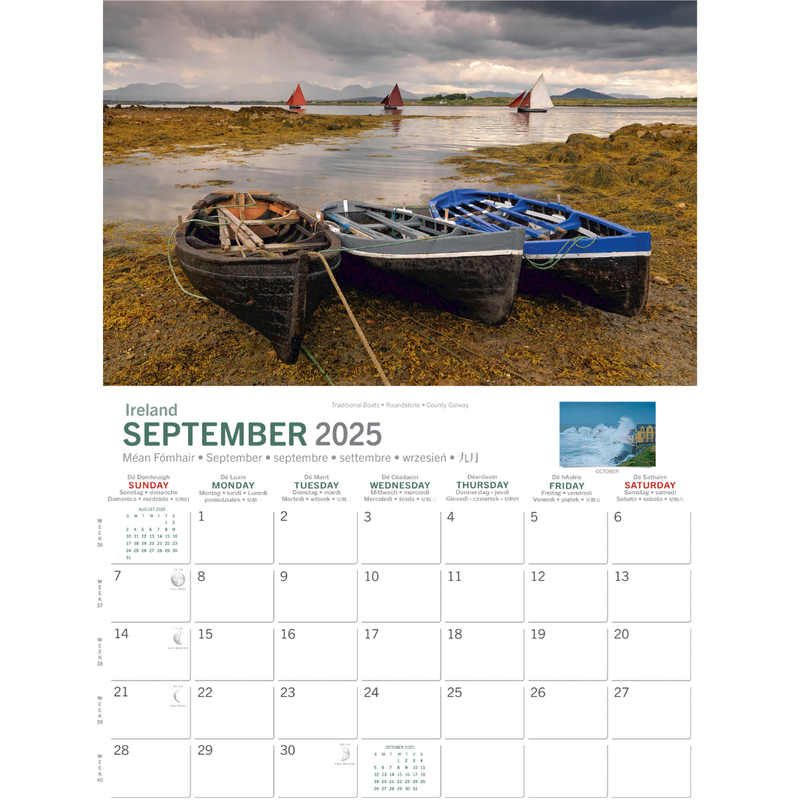 A4 Wild Atlantic Way Calendar 2025